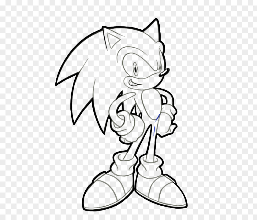 Sonic Adventure 2 Vertebrate Line Art /m/02csf Drawing Cartoon PNG