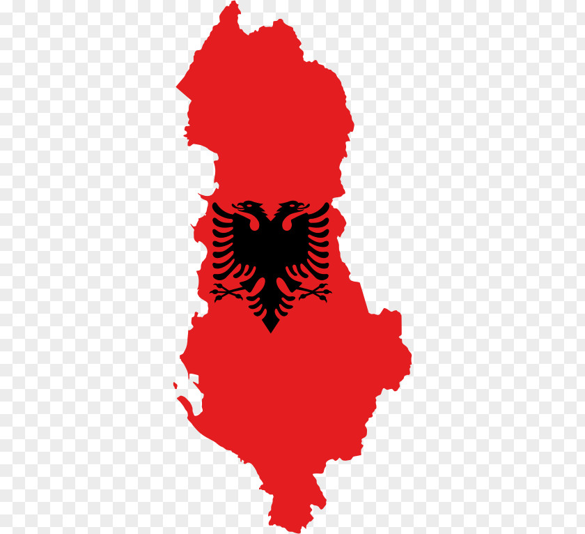 Albania Flag Of National PNG