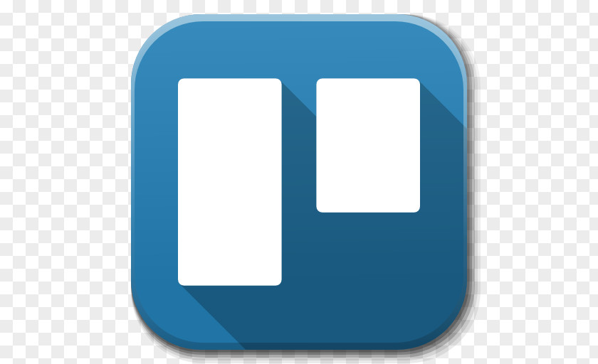 Apps Trello Blue Square Symbol Aqua PNG