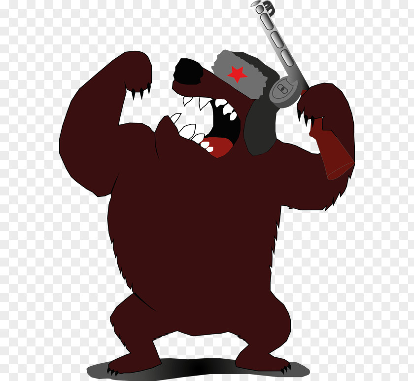 Bear Russian Mammal Clip Art PNG