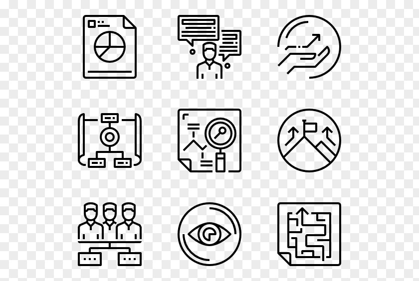 Business Collection Icon Design Graphic PNG