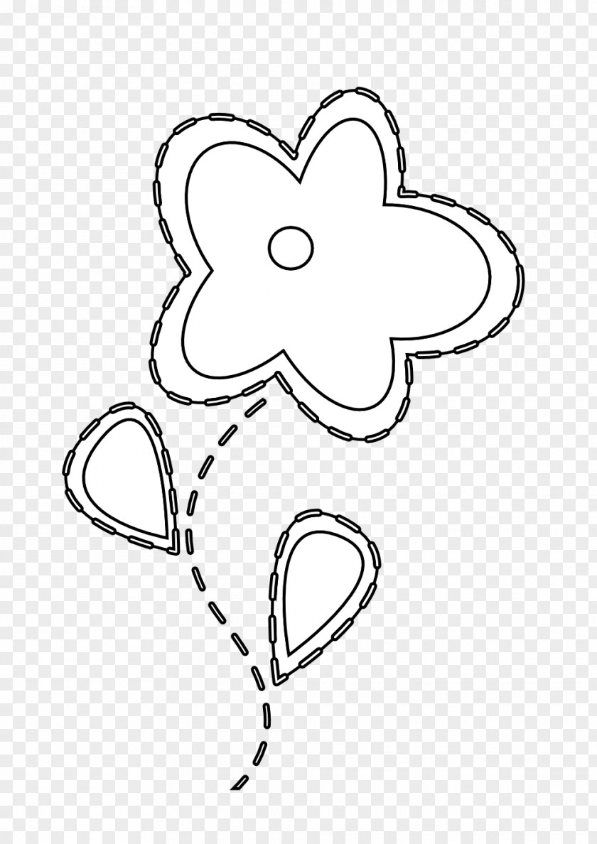 Flower Black And White Easter Valentine's Day Clip Art PNG