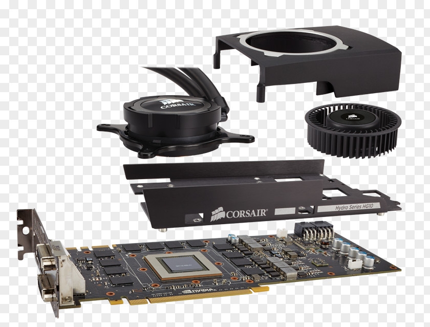 Graphics Cards & Video Adapters Computer System Cooling Parts Processing Unit Water Corsair Components PNG