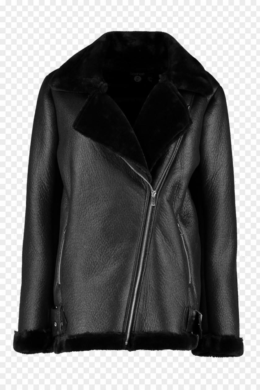 Mink Shawls Leather Jacket Flight Coat Clothing PNG