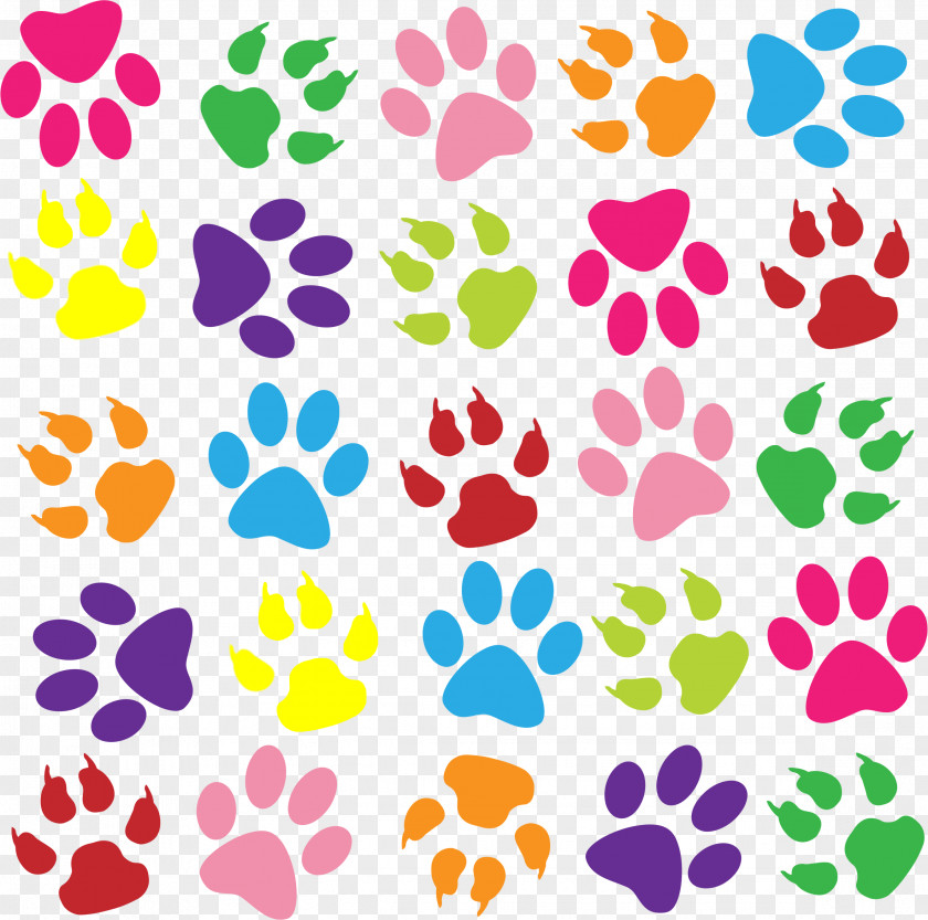 Pattern Paper Paw Printing Clip Art PNG