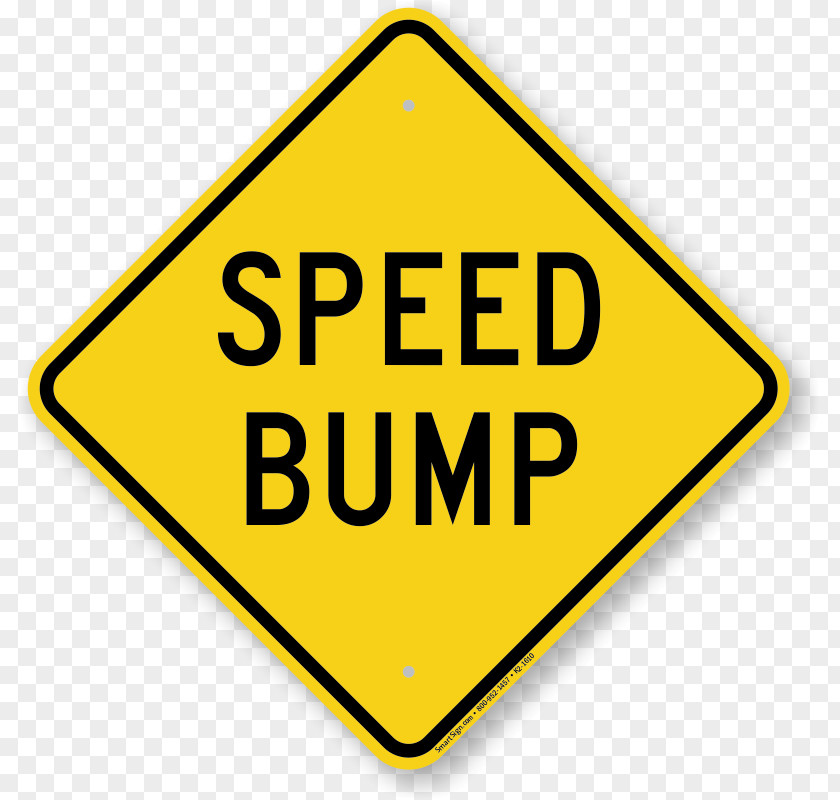 Road Speed Bump Traffic Sign Limit Warning PNG