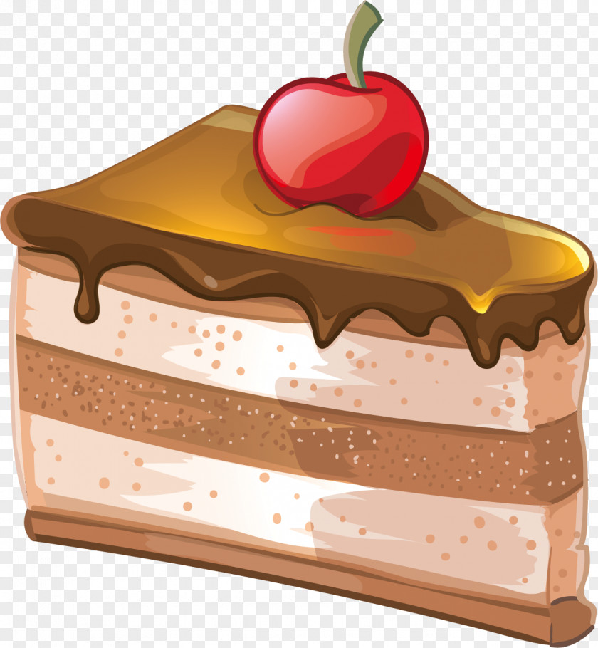 Chocolate Cake Vector Dobos Torte Birthday PNG