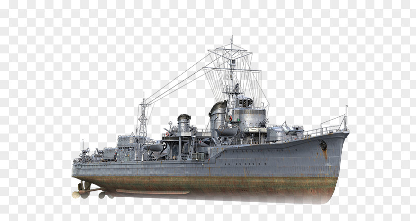 Destroyer Ship World Of Warships Navy Cruiser PNG