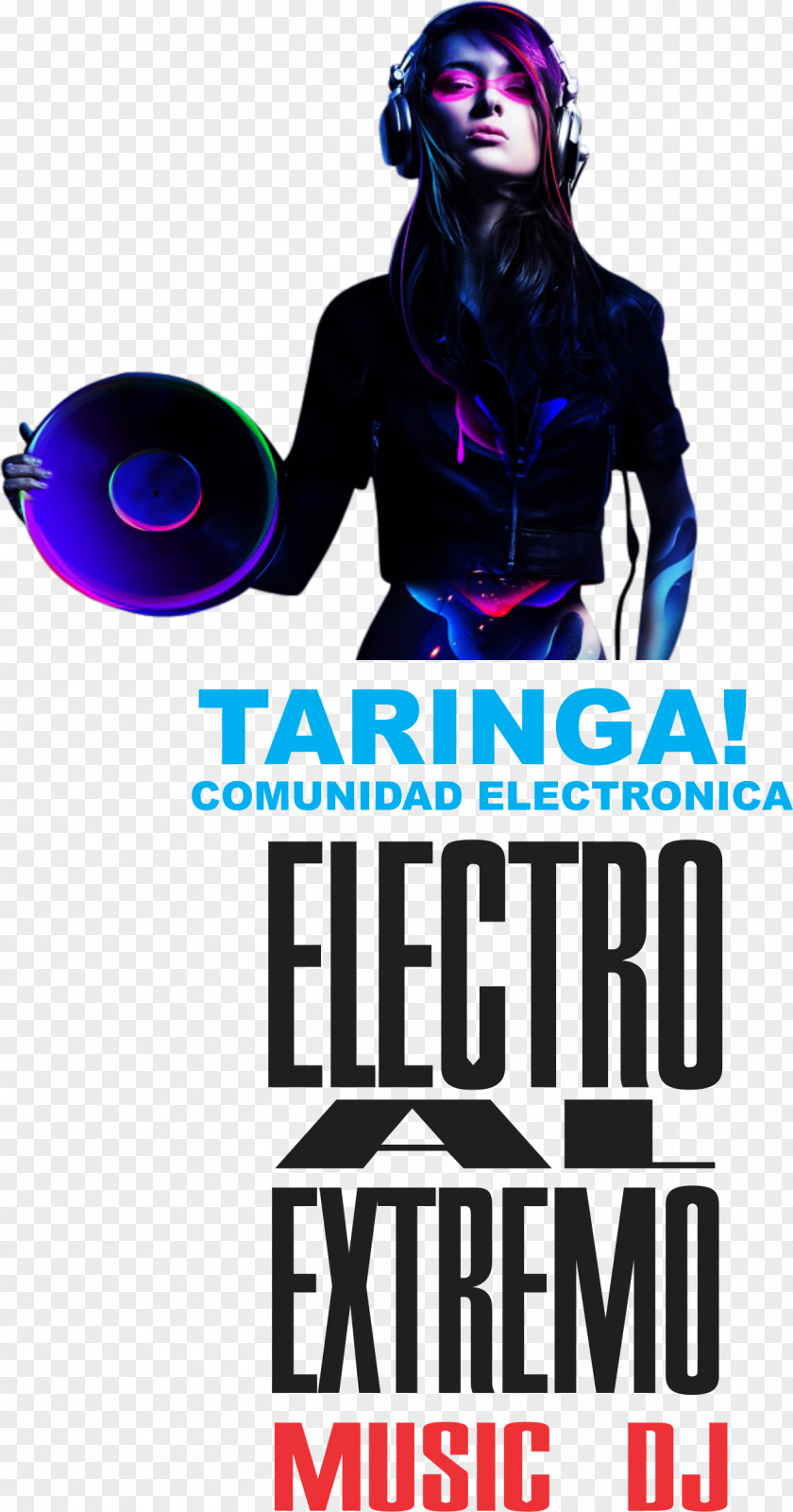 Electro Dj Poster Logo Product Character Fiction PNG