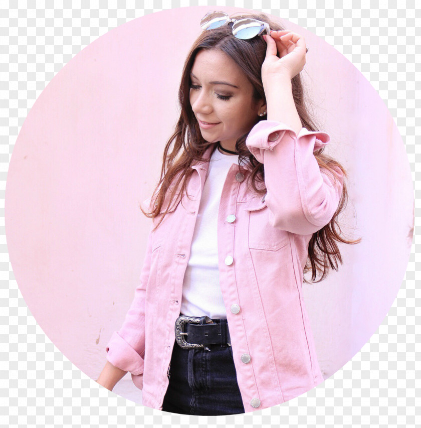 Jacket Blouse Sleeve Outerwear Pink M PNG