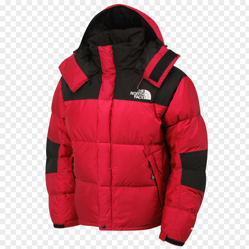 Jacket The North Face Polar Fleece Red Nuptse PNG