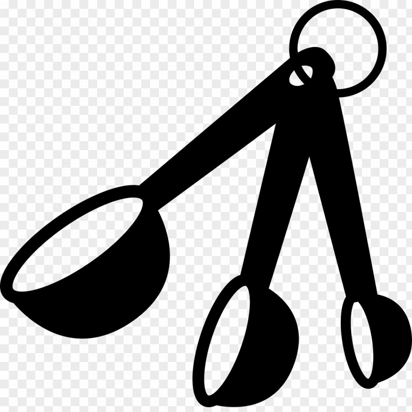 Kitchen Measuring Spoon Cup Teaspoon Clip Art PNG