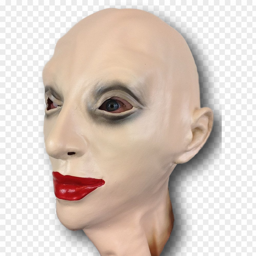 Mask Latex Hair Doll Nose PNG