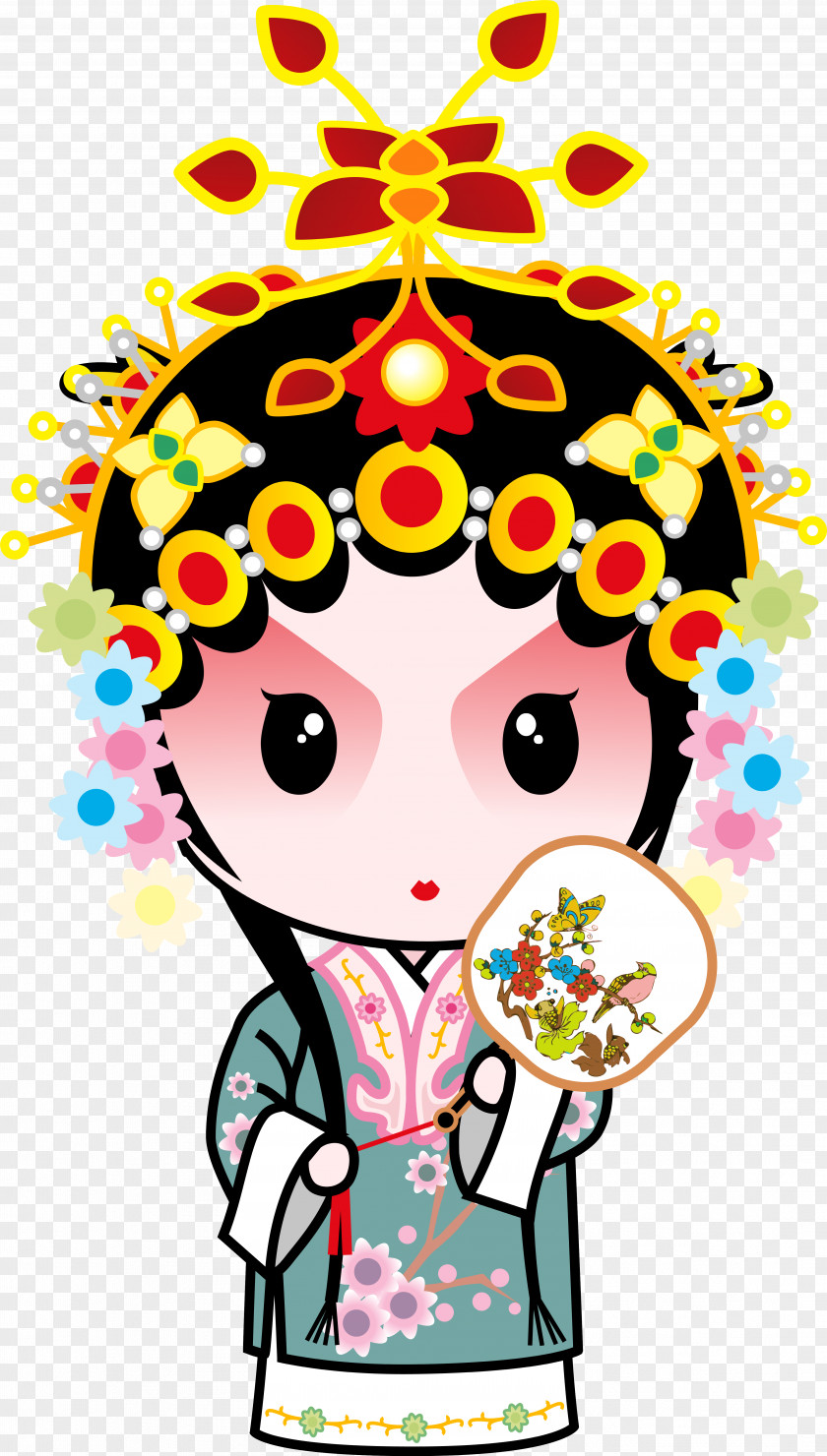 Peking Opera Dan Stock Illustration Image PNG