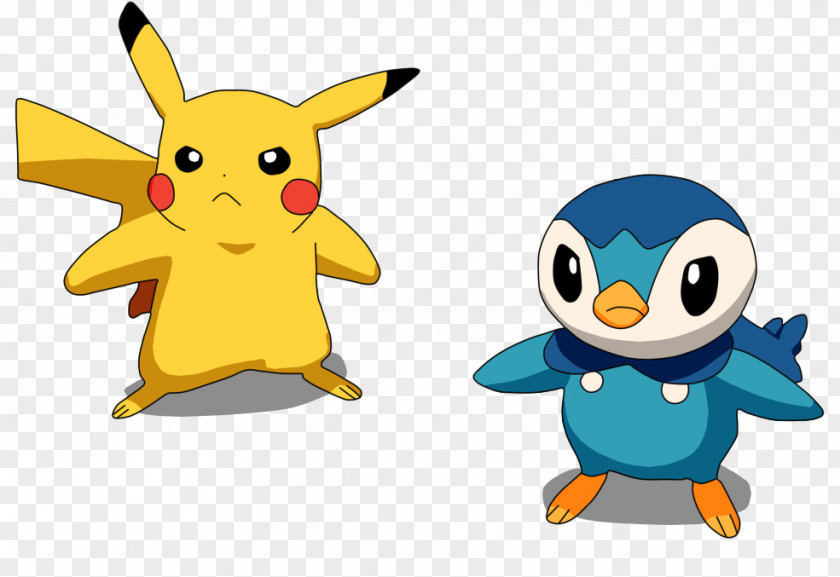Pikachu Penguin Piplup Pokémon PNG