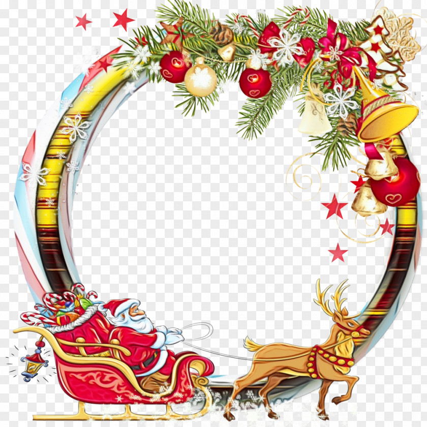 Ornament Picture Frame Christmas Photo Frames PNG