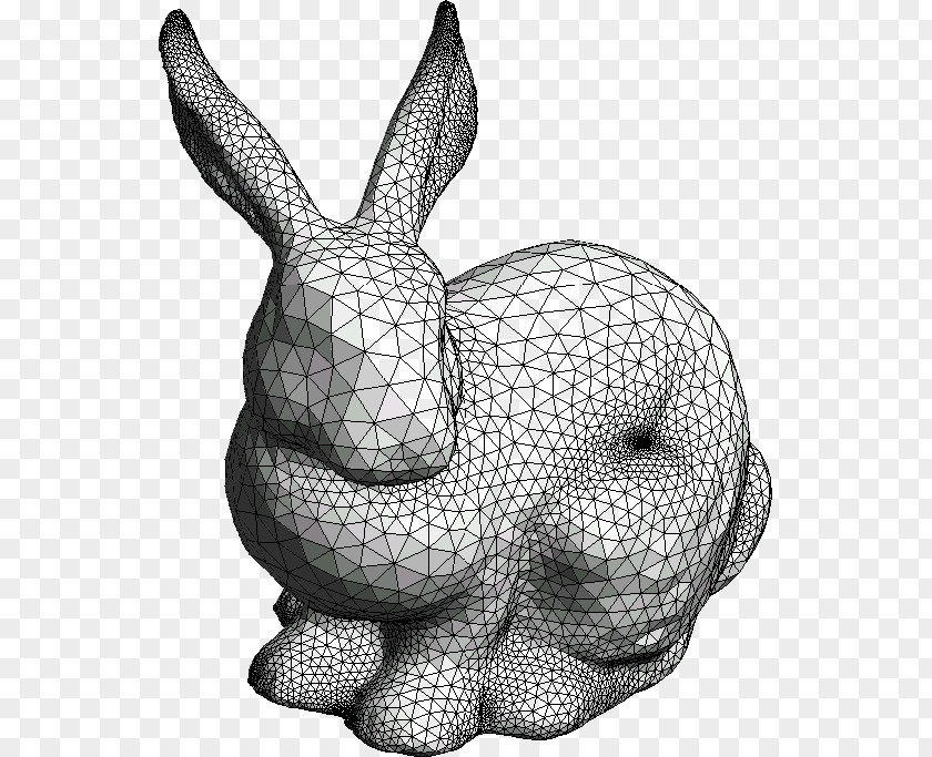Rabbit Stanford Bunny Polygon Mesh Computer Science Graphics PNG