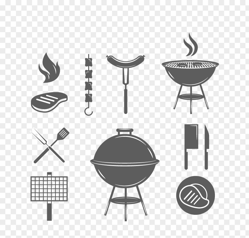 Vector Barbecue Grilling PNG