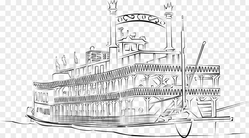 Boat Steamboat Paddle Wheel Riverboat Clip Art PNG