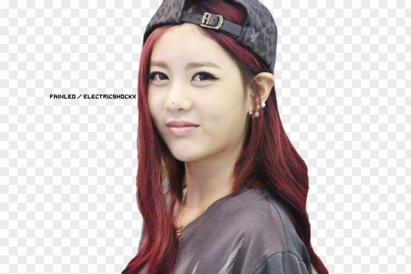 Hair Qri Red Coloring Forehead PNG