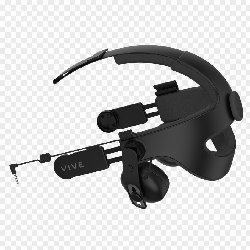 Headphones HTC Vive Virtual Reality Headset Sound PNG