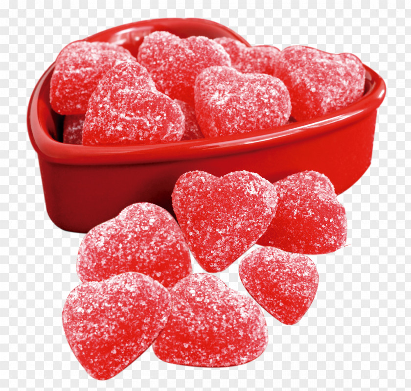 Heart-shaped Candy Marmalade Recipe Dough Gelatin Dessert PNG