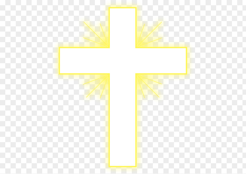 Neon Cross Cliparts Yellow Angle Pattern PNG