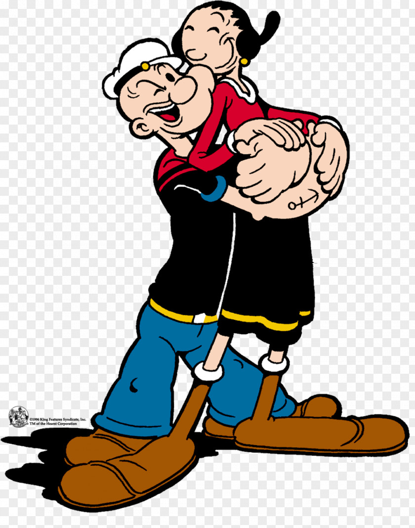 Popeye Olive Oyl Bluto Poopdeck Pappy Castor J. Wellington Wimpy PNG