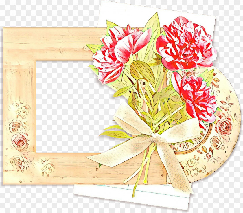 Present Greeting Card Flowers Background PNG