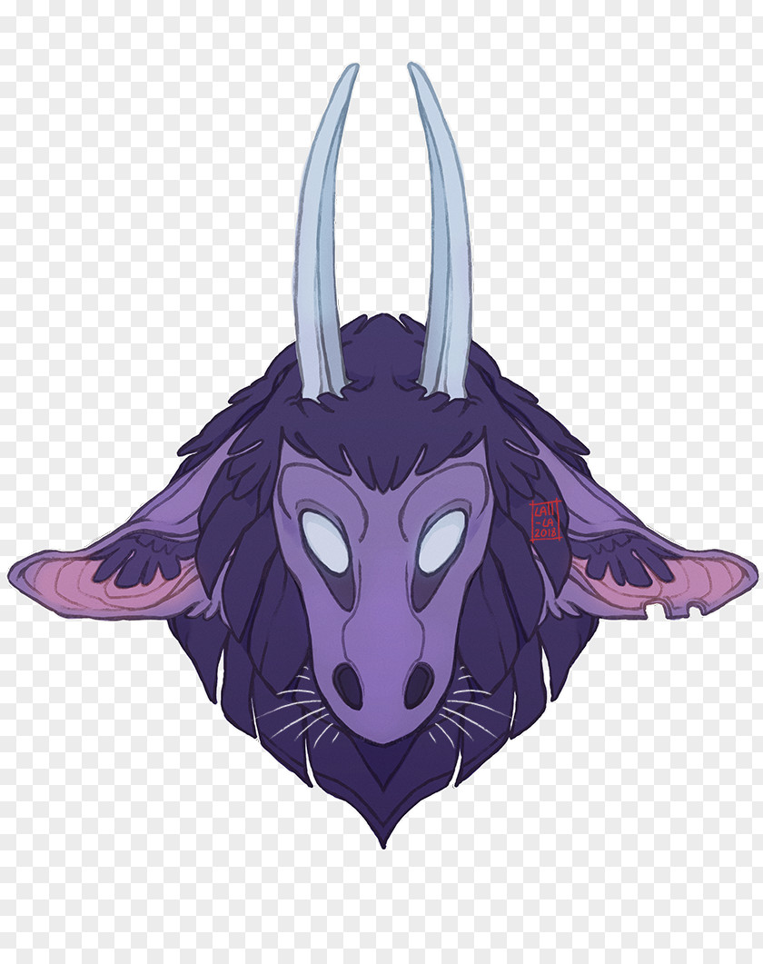 Purple Cartoon Legendary Creature PNG