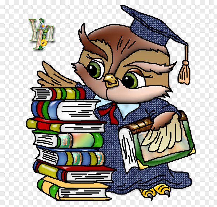 School Book Teacher Owl Clip Art PNG
