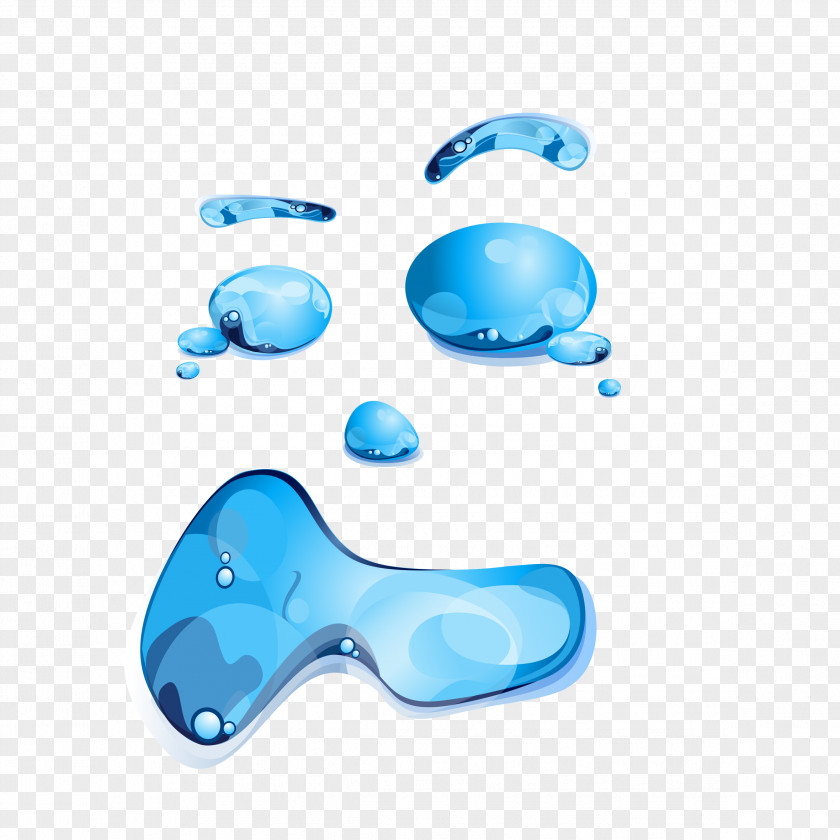 Water Elemental Drop Clip Art PNG