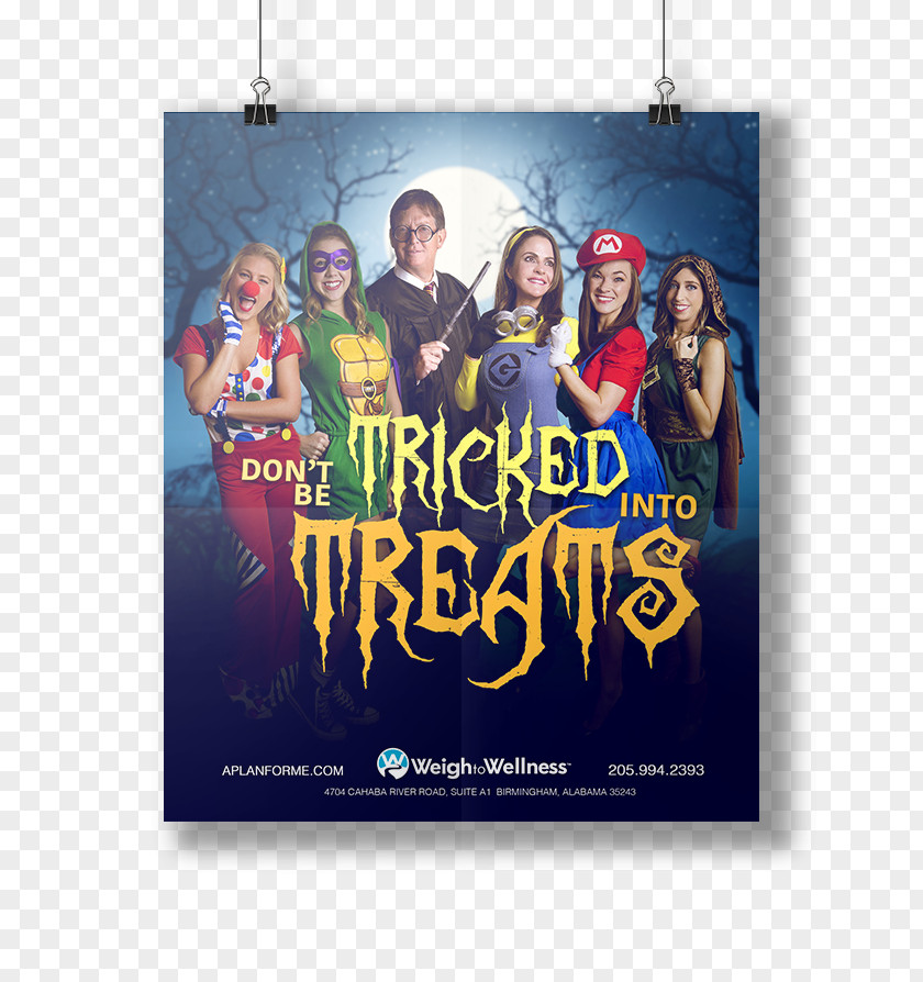 Poster Mockup T-shirt Advertising Trick-or-treating Halloween Graphic Design PNG
