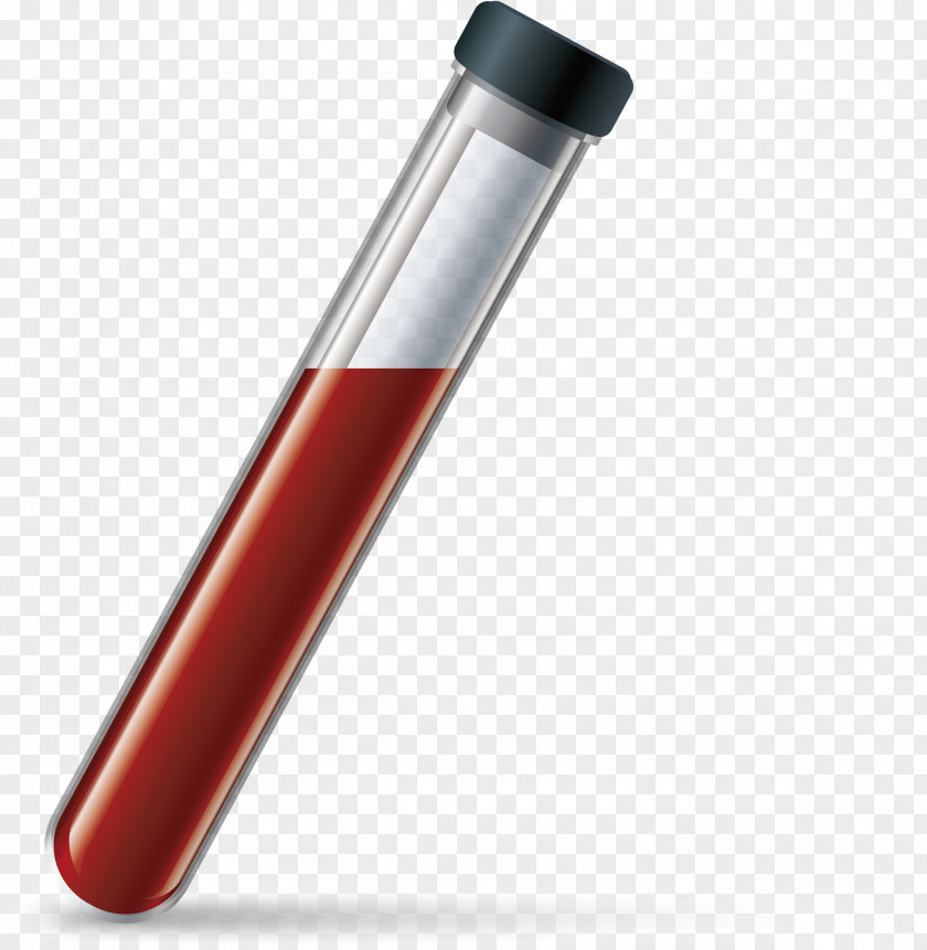 Blood Cartoon Test Tube PNG