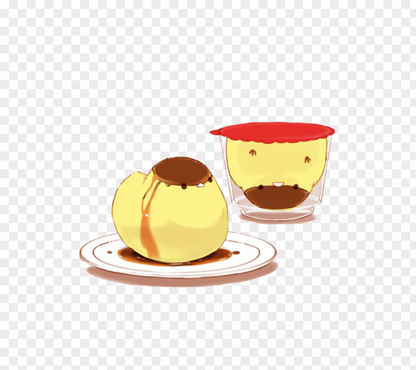 Chick Model Food Picture Material Chicken Crxe8me Caramel Dim Sum Mango Pudding PNG