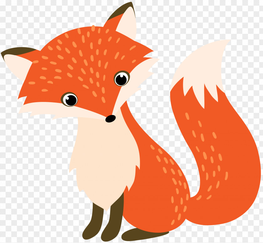 Fox Red Illustration Cartoon Silver PNG