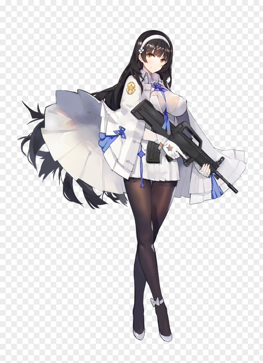 Girls Frontline Grizzly Girls' QBZ-95 Firearm Cosplay Game PNG