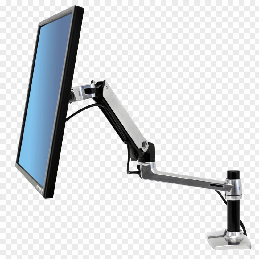 Mounting Kit Ergotron LX Arm Computer Monitors Liquid-crystal Display LXDesk Mount LCD ArmMounting For DisplayVesa HD Sit-Stand Desk PNG