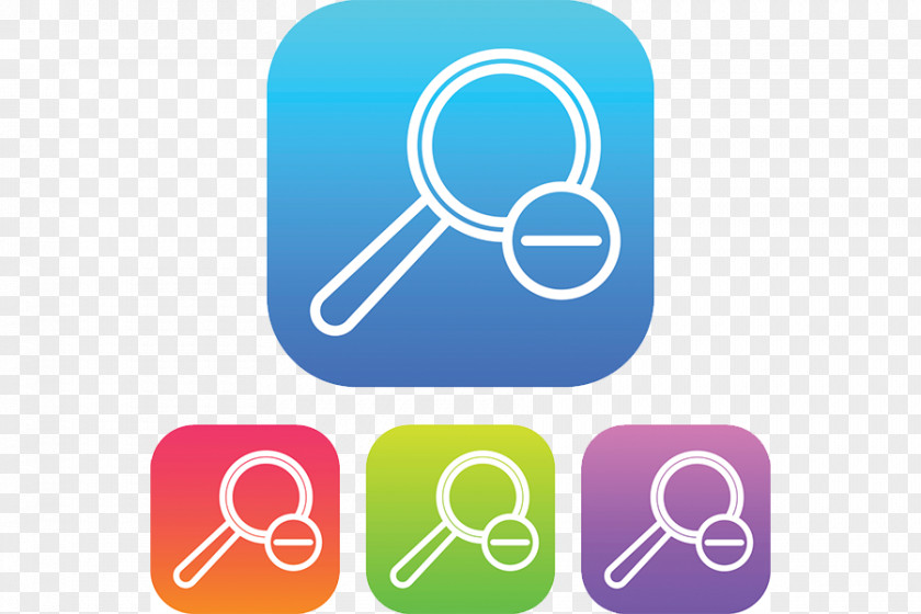 Search Magnifying Glass Icon Design Download PNG