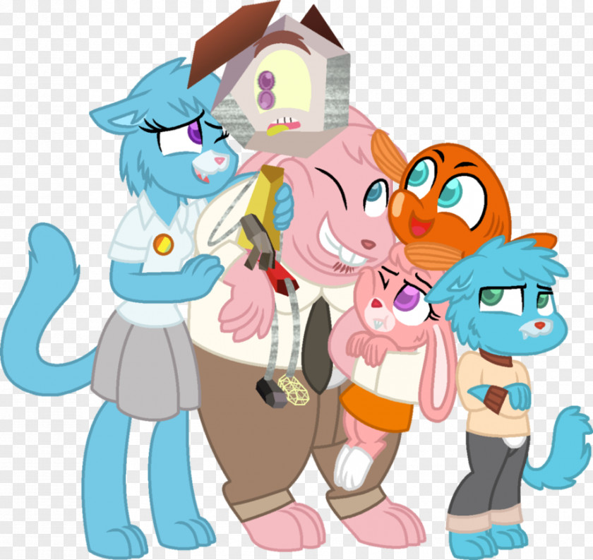 Secretworldofstuff Richard Watterson Gumball Anais PNG