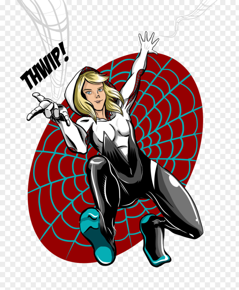 Spider Woman Spider-Woman (Gwen Stacy) Spider-Gwen Graphic Design Art PNG