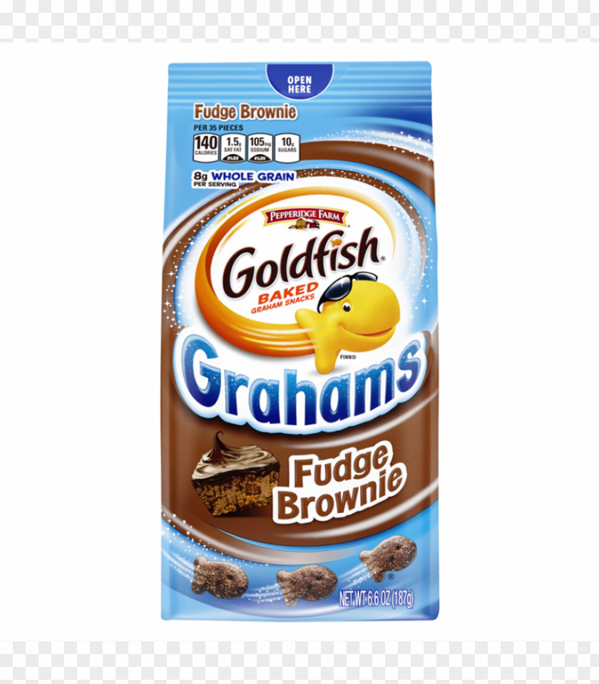 Chocolate Fudge Brownie Cupcake S'more Goldfish PNG