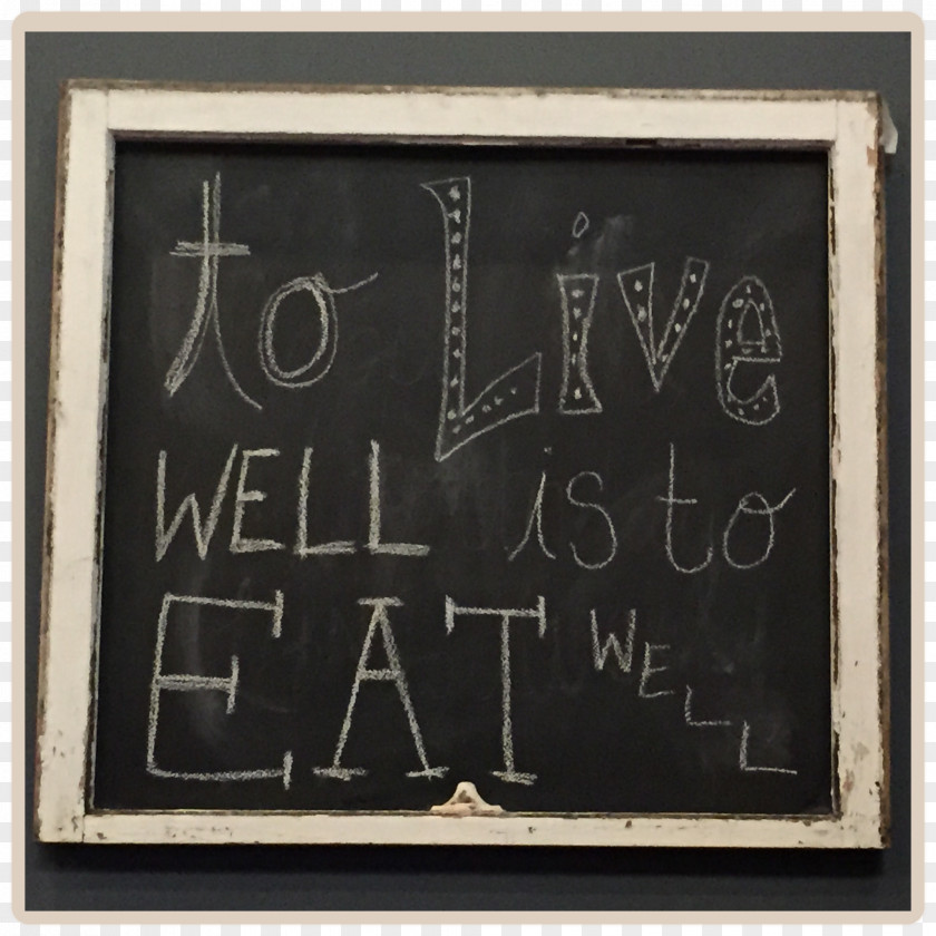 Eat Well Blackboard Learn Picture Frames Font PNG