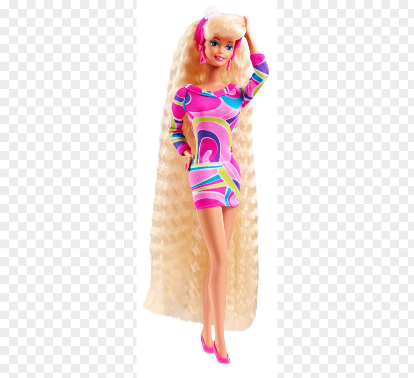 Fashion Eyelashes Totally Hair Barbie Doll Toy PNG