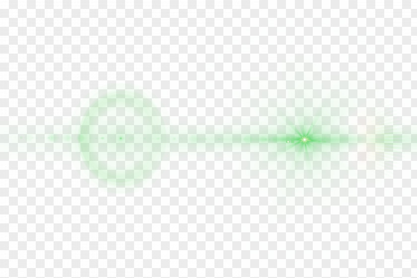 Green Light Halo Effect Element Angle Pattern PNG
