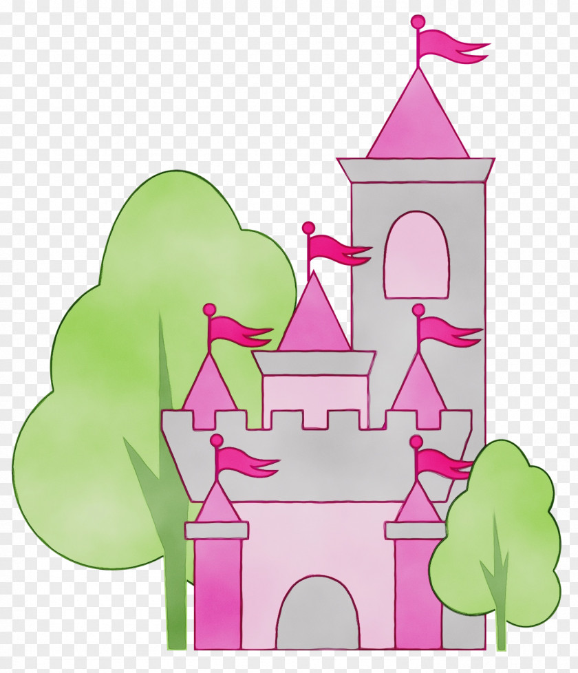 Playset Architecture Cartoon Castle PNG