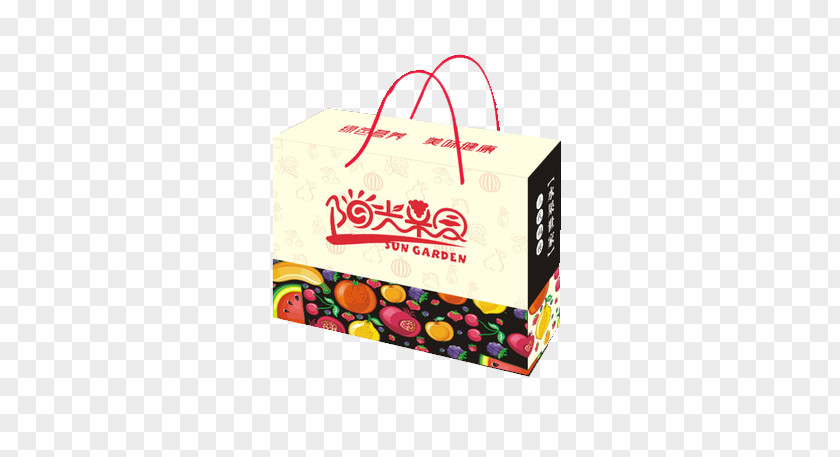 Sunshine Orchard Fruit Gift Packaging Paper Auglis And Labeling PNG