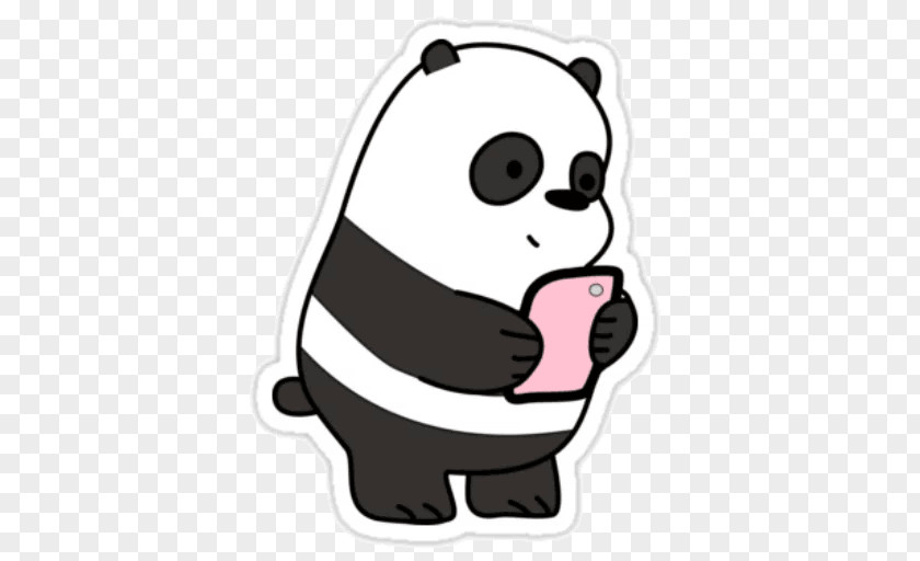 Bear Giant Panda Cartoon Network Sticker PNG
