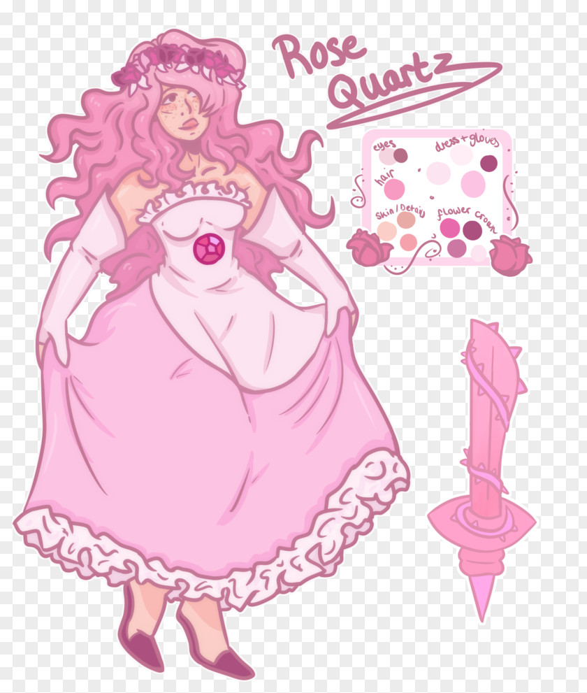 Gemstone Rose Quartz Agate Pink PNG