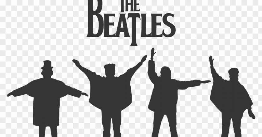 Silhouette The Beatles Logo Abbey Road PNG